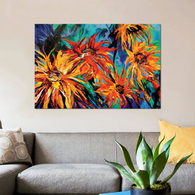 «Sunflowers», reproduction sur toile