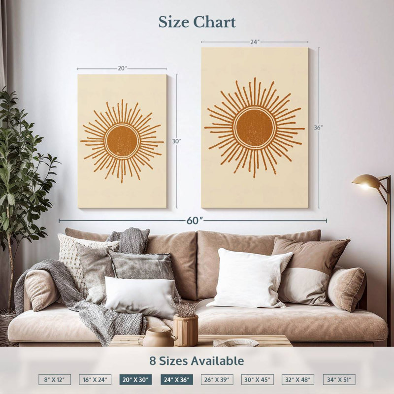 Oberle Boho Sun II, 36" H x 24" W