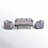 Piazza 4 Piece Seating Group with Cushions-797204795