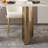 Wakenda 63" Modern Rectangular Sintered Stone Dining Table With Stainless Steel Base-42641468-38223445