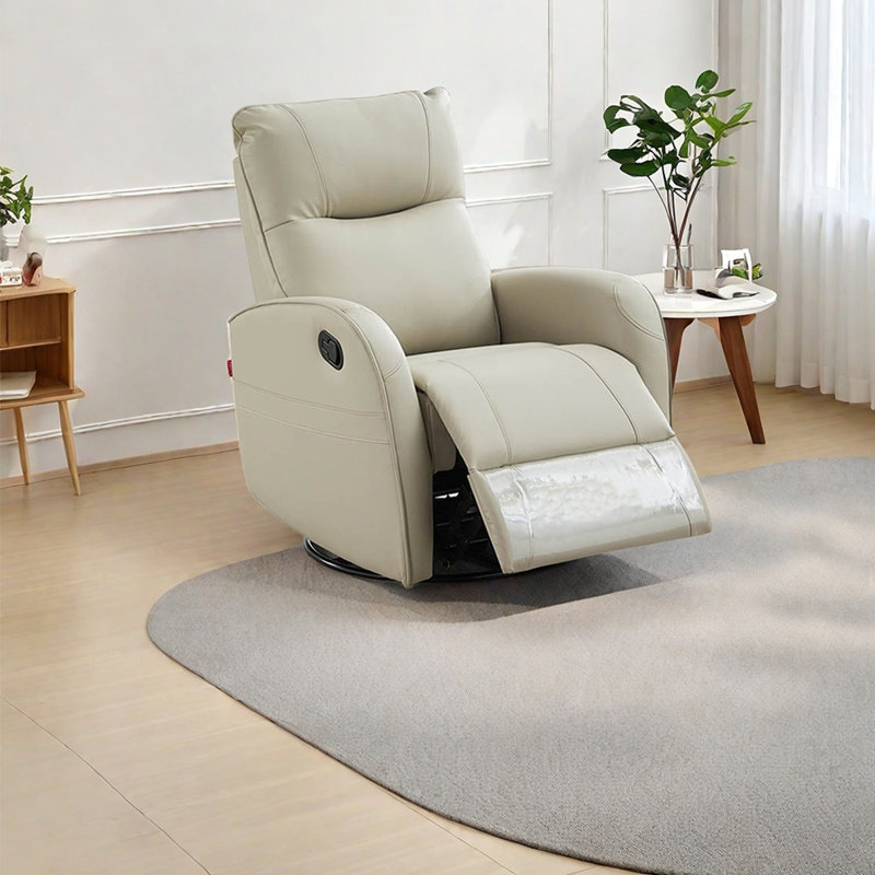 Minimalist and ergonomic lounge chair, Beige