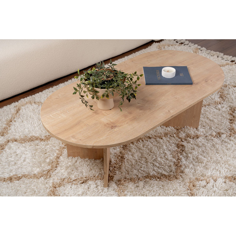Tatjana Coffee Table, Sapphire Oak, Sapphire Oak, Wood
