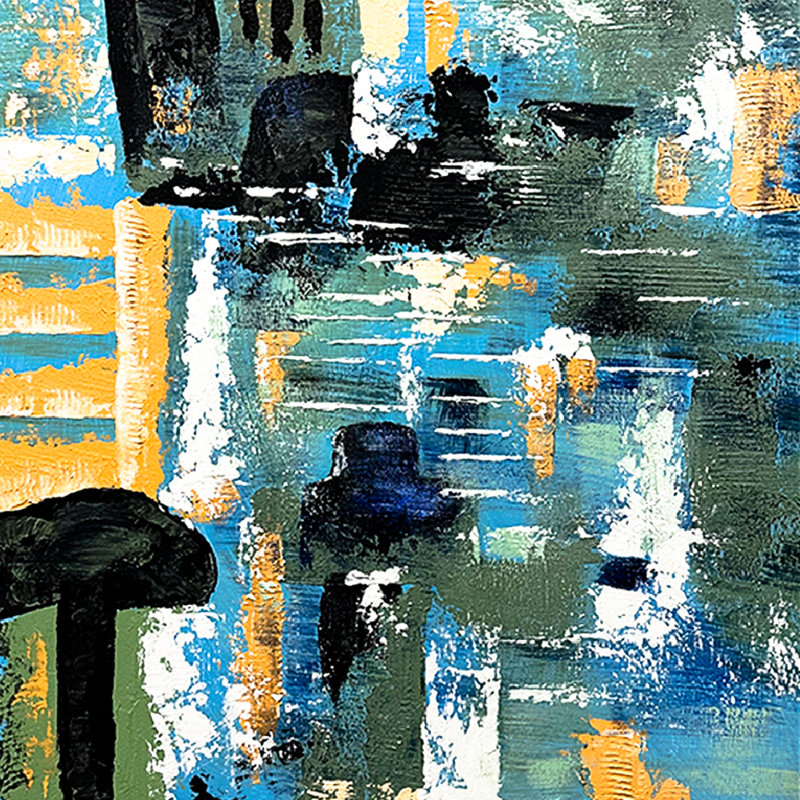 Cyber Night - Single Picture Frame Print on Canvas