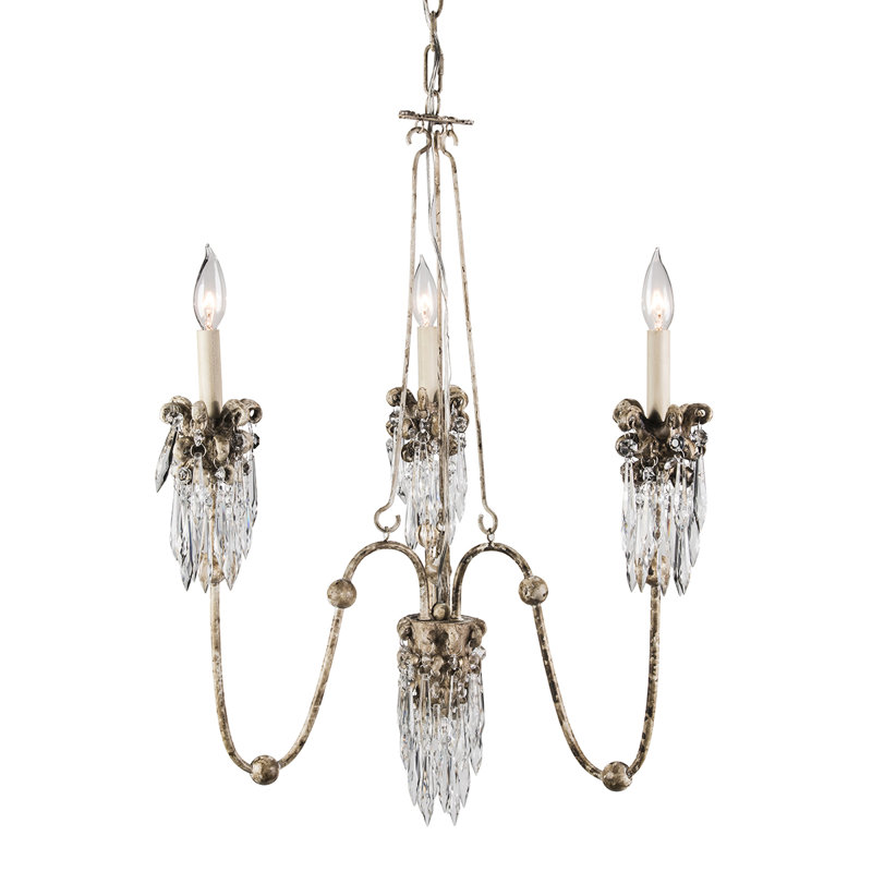 Venetian 3-Light Candle-Style Chandelier
