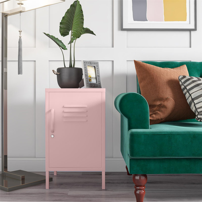 Lamprecht 1 -Door 2 -Shelf Cabinet Office Storage Cabinet