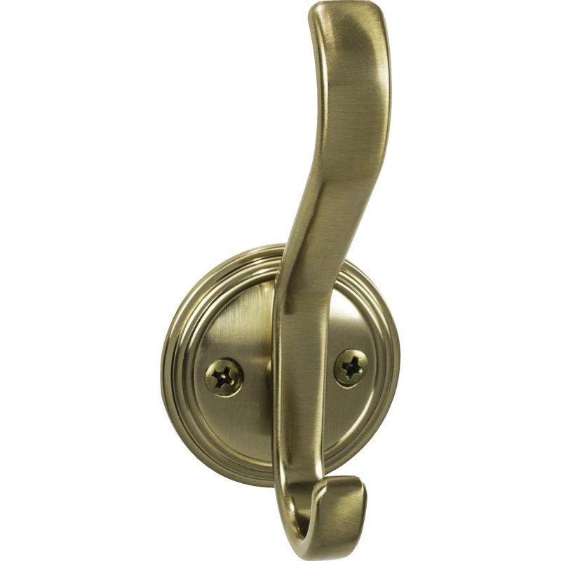 Reeded Wall Hooks, Honey Bronze