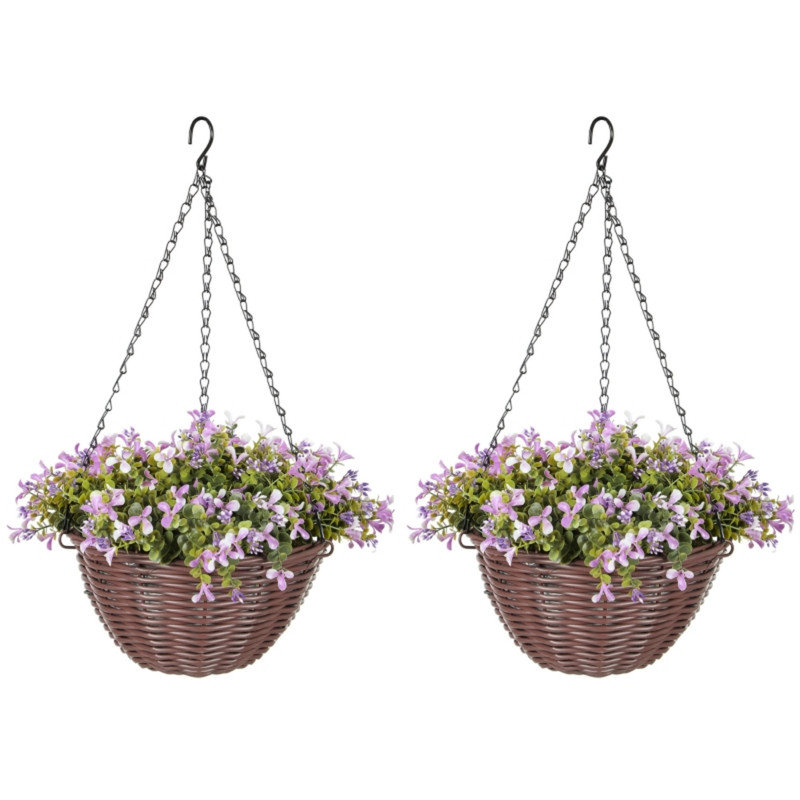 26.99 cm H Artificial Mixed Assortment in Basket