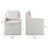 Hidar Upholstered Dining Armchair with Casters-1755915664