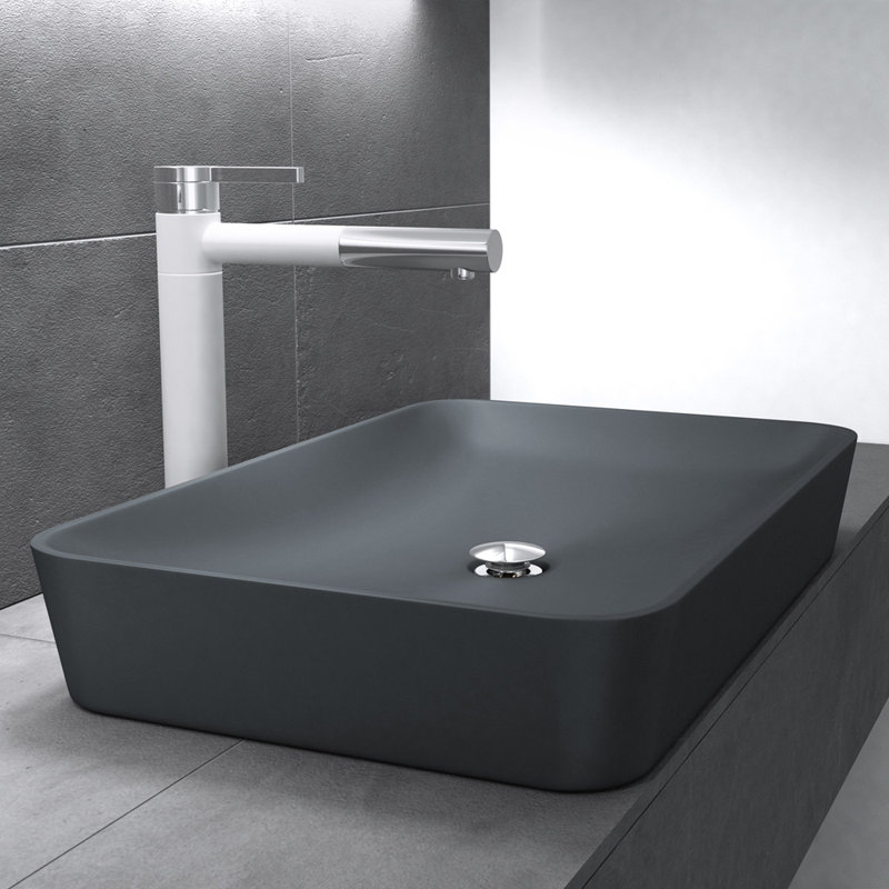 Durovin Bathrooms 400mm L x 600mm W Natural Engineered Stone Rectangular Sink