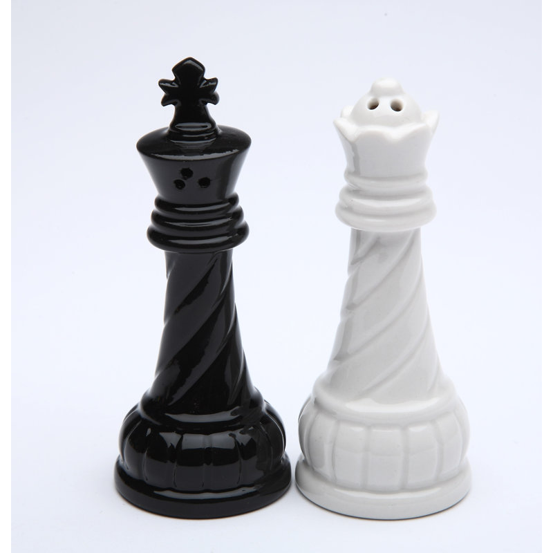 Ensemble de salière et poivrière King and Queen