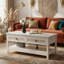 Table basse 44 "en rotin