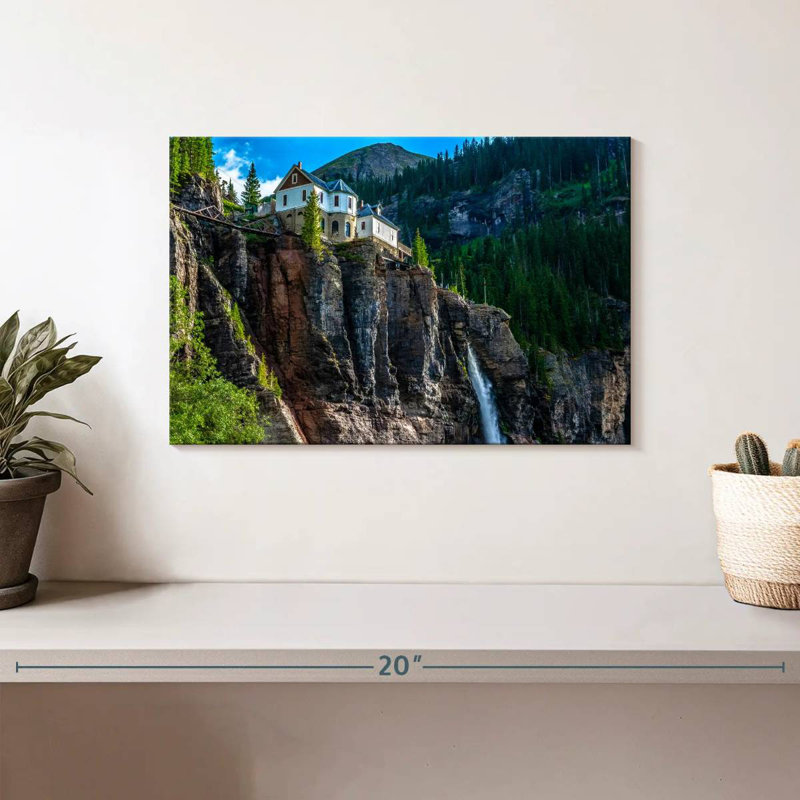 Alvord Bridal Veil Powerhouse, 8" H x 12" W