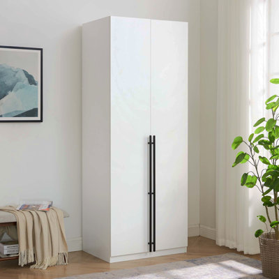 Armoire-penderie 32 "en blanc Lee