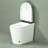 Modern Smart Toilet Bidet - Auto Open/Close, Flush, Heated Seat, Warm Air Dry With Facility Dry, Compact Bath