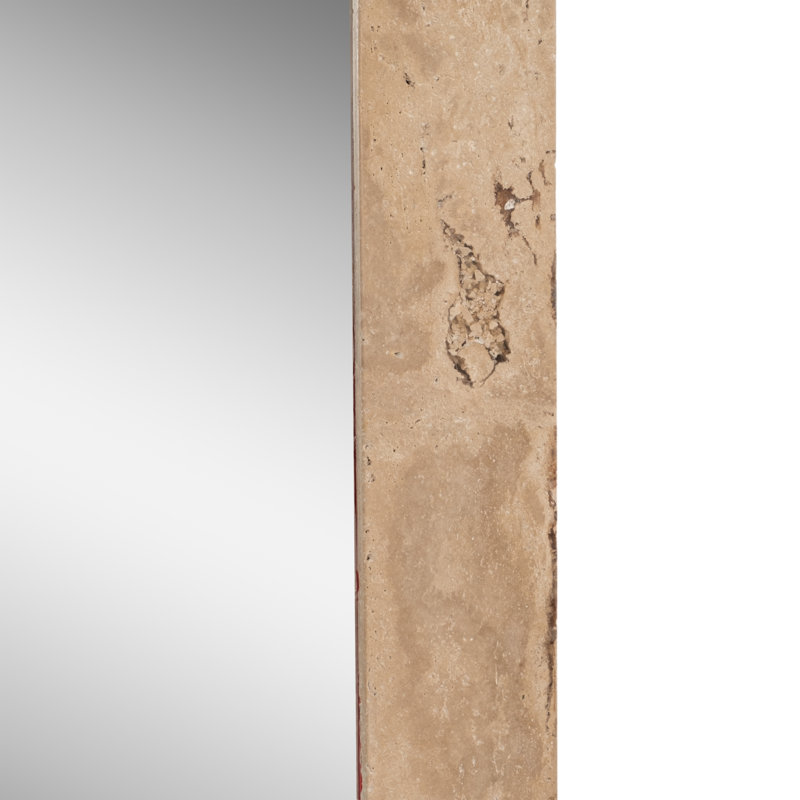 Stone Rectangle Floor Mirror