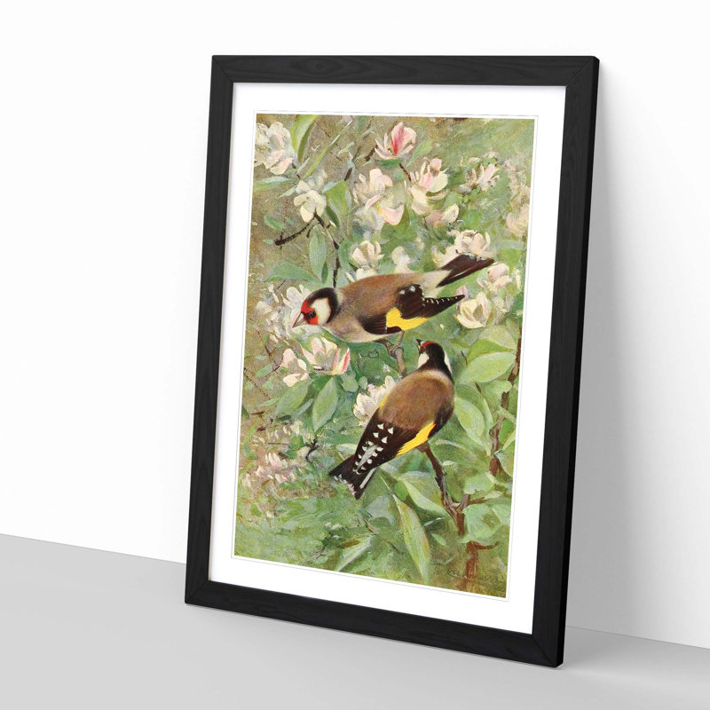 Wilhelm Kuhnert - Single Picture Frame Painting, Black