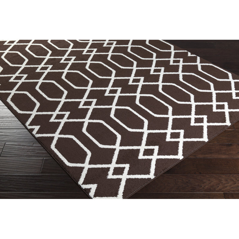 Tapis chocolat Conya, Rectangle 9 pi 3 po x 12 pi 6 po