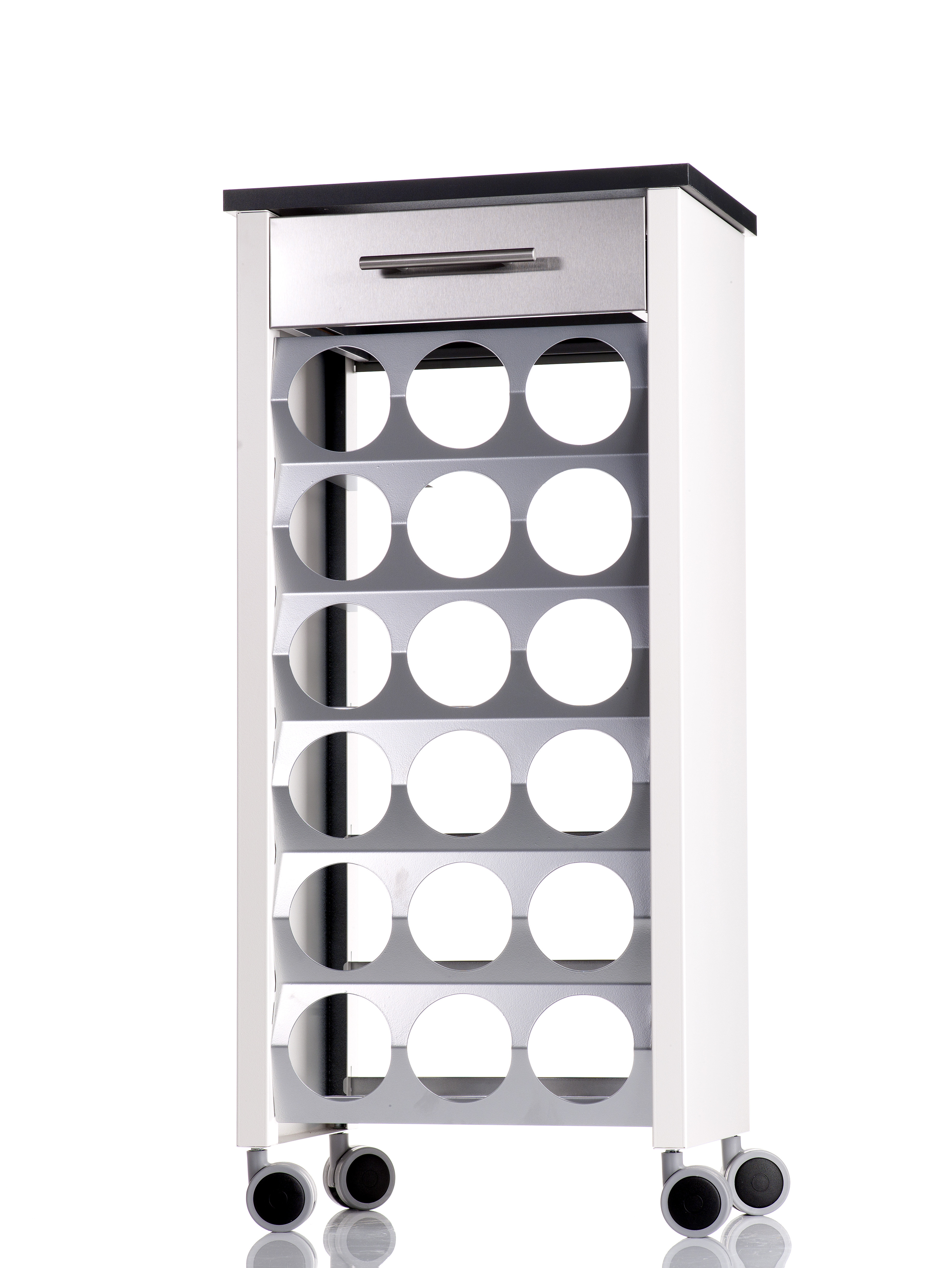 Belfry Kitchen Nena 18 Bottle Floor Wine Bottle Rack | Wayfair.co.uk