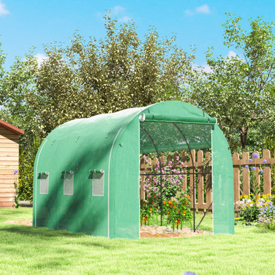 Walk-in Polytunnel Greenhouse, Upgraded Structure