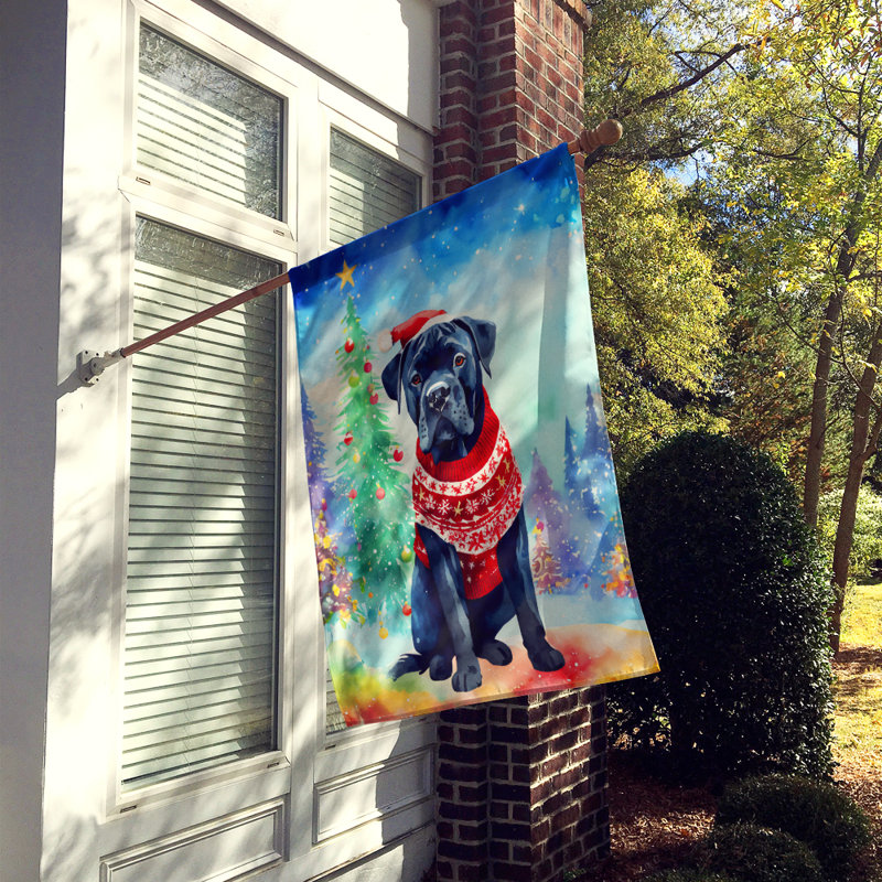 Double Sided Polyester Christmas, 40'' H x 28'' W