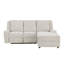 Canapé modulaire inclinable 2 pièces avec méridienne droite Luxury Comfort