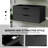 36" Modern Wall Mounted Bathroom Vanity Base Only without Sink Top, Soft-close Drawers, Eco-friendly Hand Paint-99358131