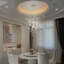 Lustre moderne en cristal 6 lumières-298148687