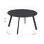 Mccreight Round Metal Outdoor Coffee Table , cm W cm D-842639433-842639434