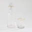 Celebration Decanter-Clear W/Gold Dots