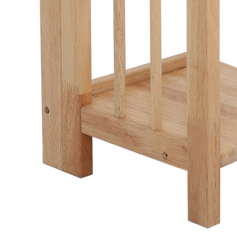 Modern Wood Corner Bookcase