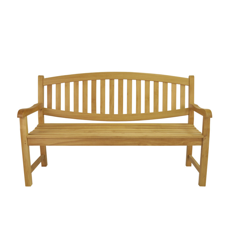 Kingston Outdoor Teak Bench, (No Cushion)