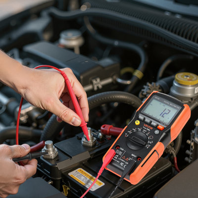 Multimètre numérique, testeur de courant voltmètre CC / CA TRMS à 6000 points, multimètre à gamme automatique pour la résistance de tension actuelle, la mesure de la diode des températures, la continuation et la basse impédance