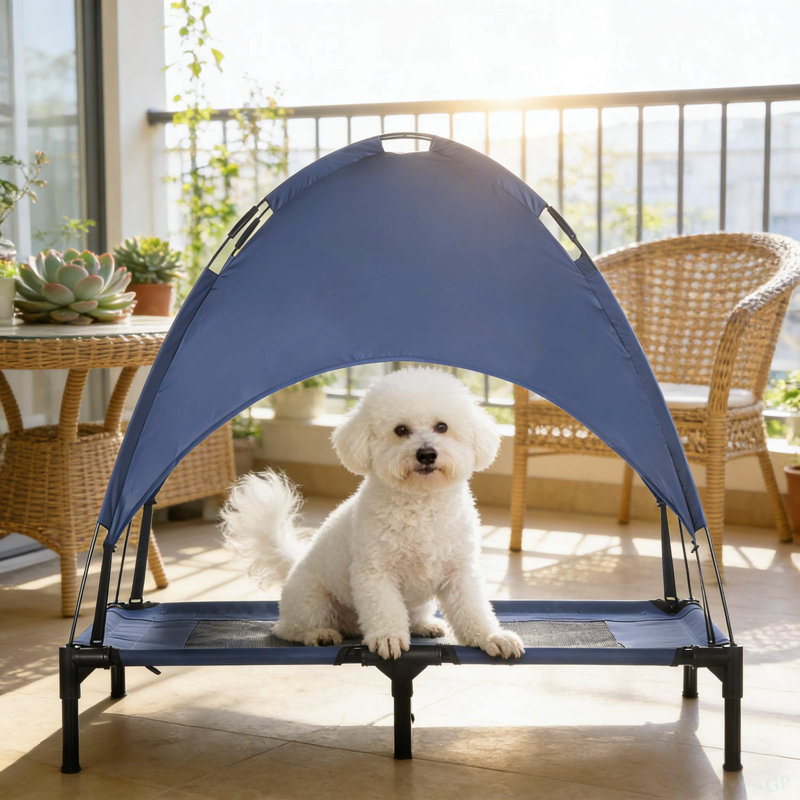 Lit pour animal de compagnie, lit pour chien portatif surélevé
