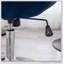 Fauteuil d'appoint pivotant en velours capitonné-108814538