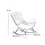 Chaise berçante avec accoudoirs en forme d'œuf-102024919