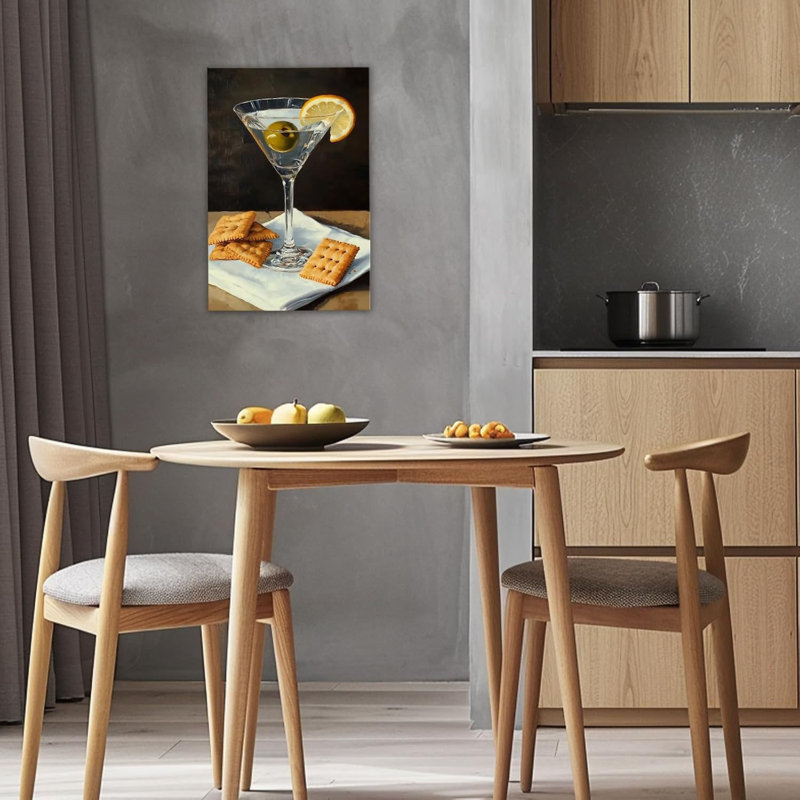 Art mural Martini Cocktail