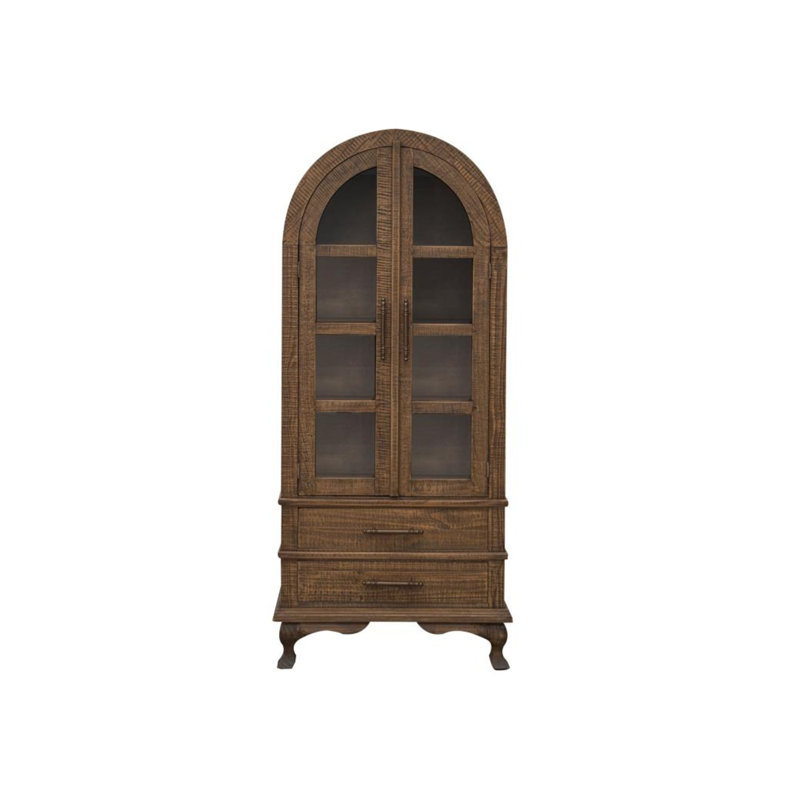 Keilie Solid Wood Accent Cabinet, Brown