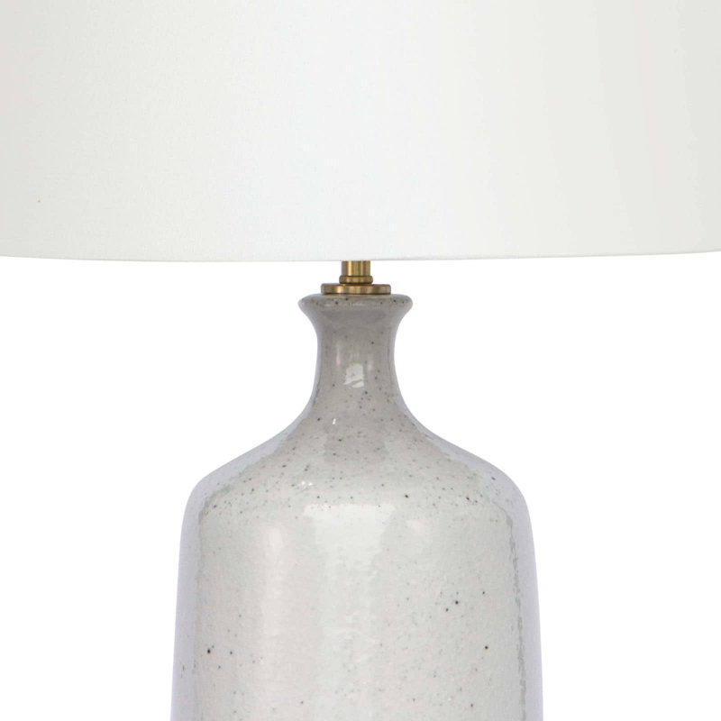 Glace Table Lamp, White