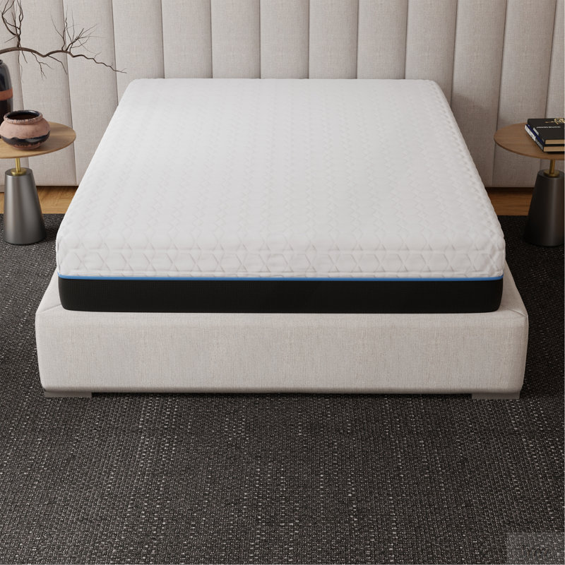 Matelas en mousse viscoélastique imprégnée de cuivre, Très grand simple, 12"