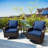 3-piece Patio Rattan Swivel Chair Set-767435257
