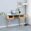 Bureau en bois et rotin 2 portes Buariki