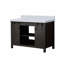 Meuble-lavabo de salle de bain 48 po X P 22 po D, avec comptoir en marbre de culture-1962617425