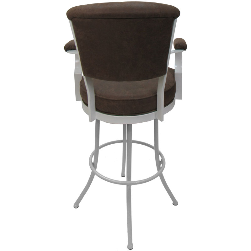 Tabouret très grand Hallah, Cendre / blanc