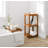 3-tier Solid Wood Shelving Unit