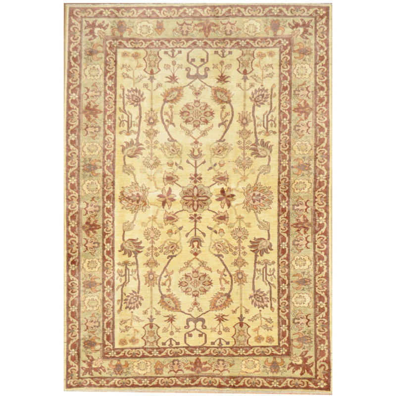 Dween Wool Floral Indoor Rug