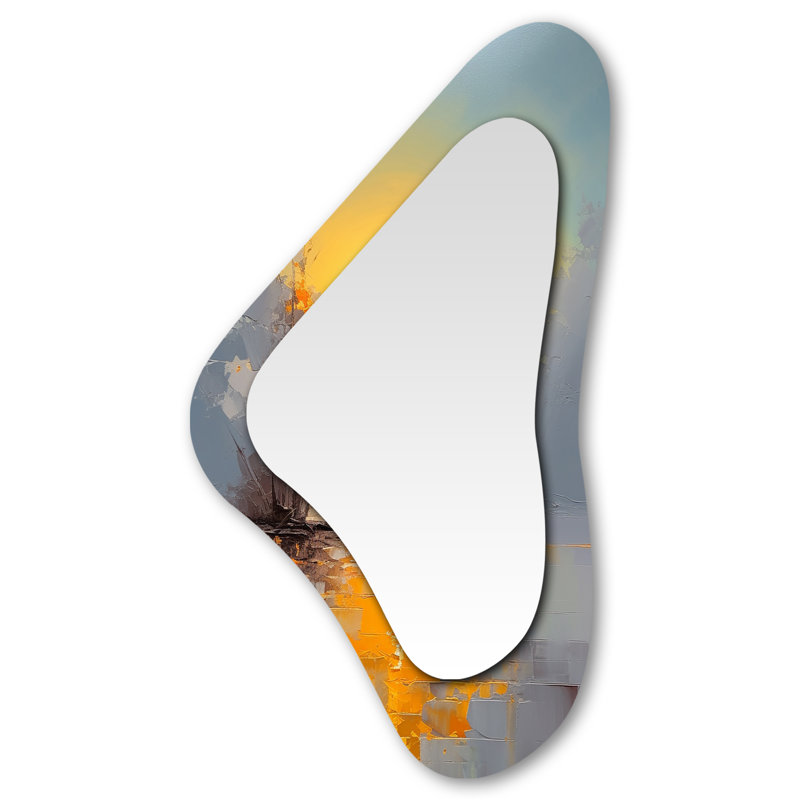 Miroir mural décoratif asymétrique