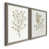 Toile avec cadre gris