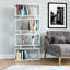 Priestley 161cm H x 72cm W Geometric Bookcase-2136700697