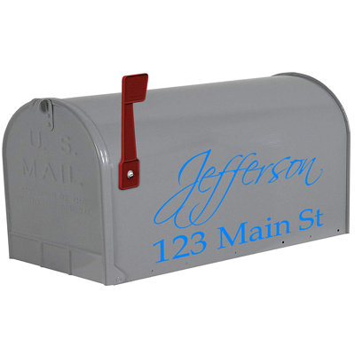 Housse de boîte aux lettres personnalisée autocollant