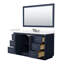 Icon 60" Freestanding Single Bathroom Vanity with Cultured Marble Top-1527750721-1527750733